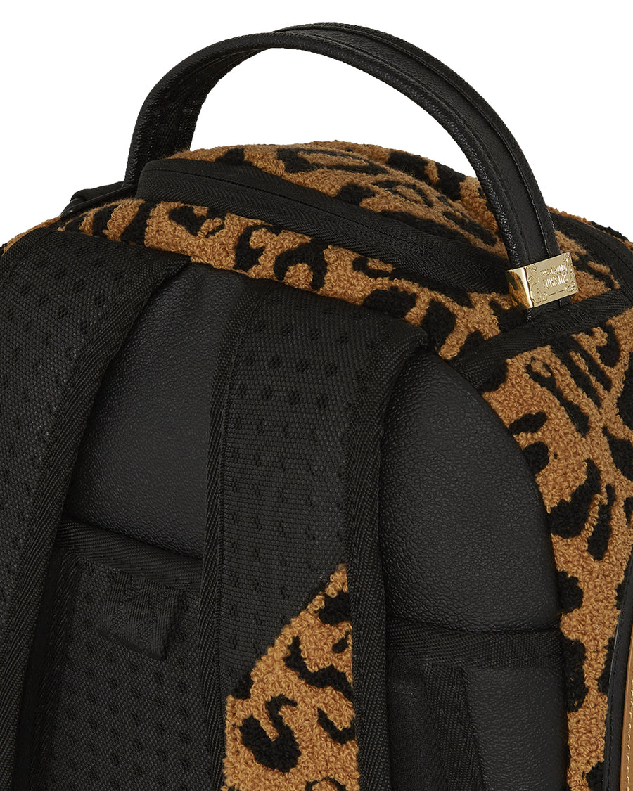 Chenille Cheetah Backpack