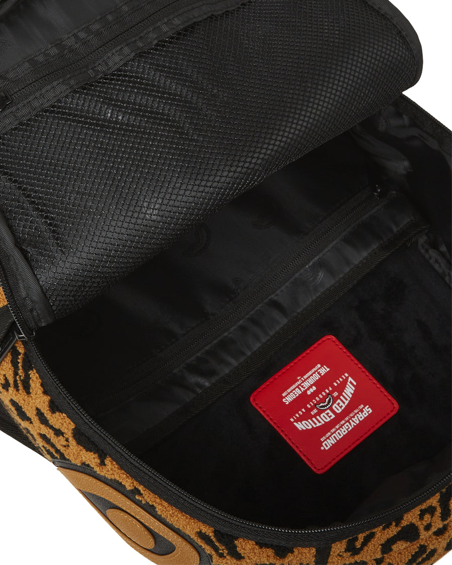 Chenille Cheetah Backpack