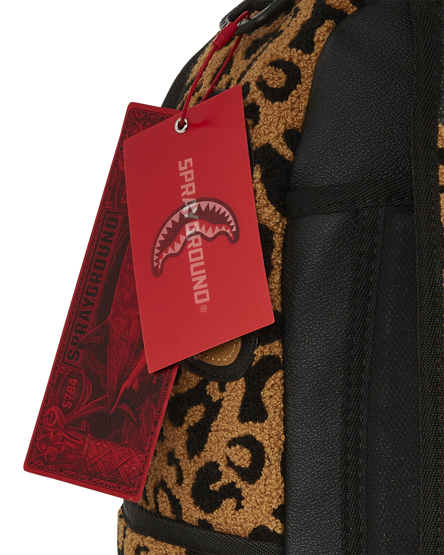 Chenille Cheetah Backpack