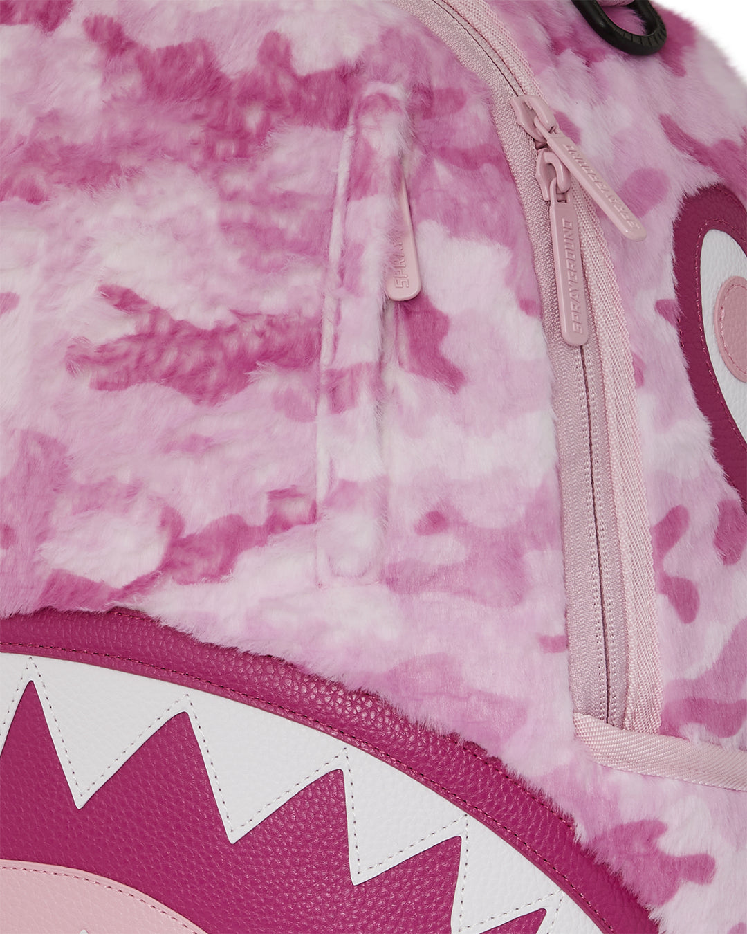 Pink Fur Camo Backpack