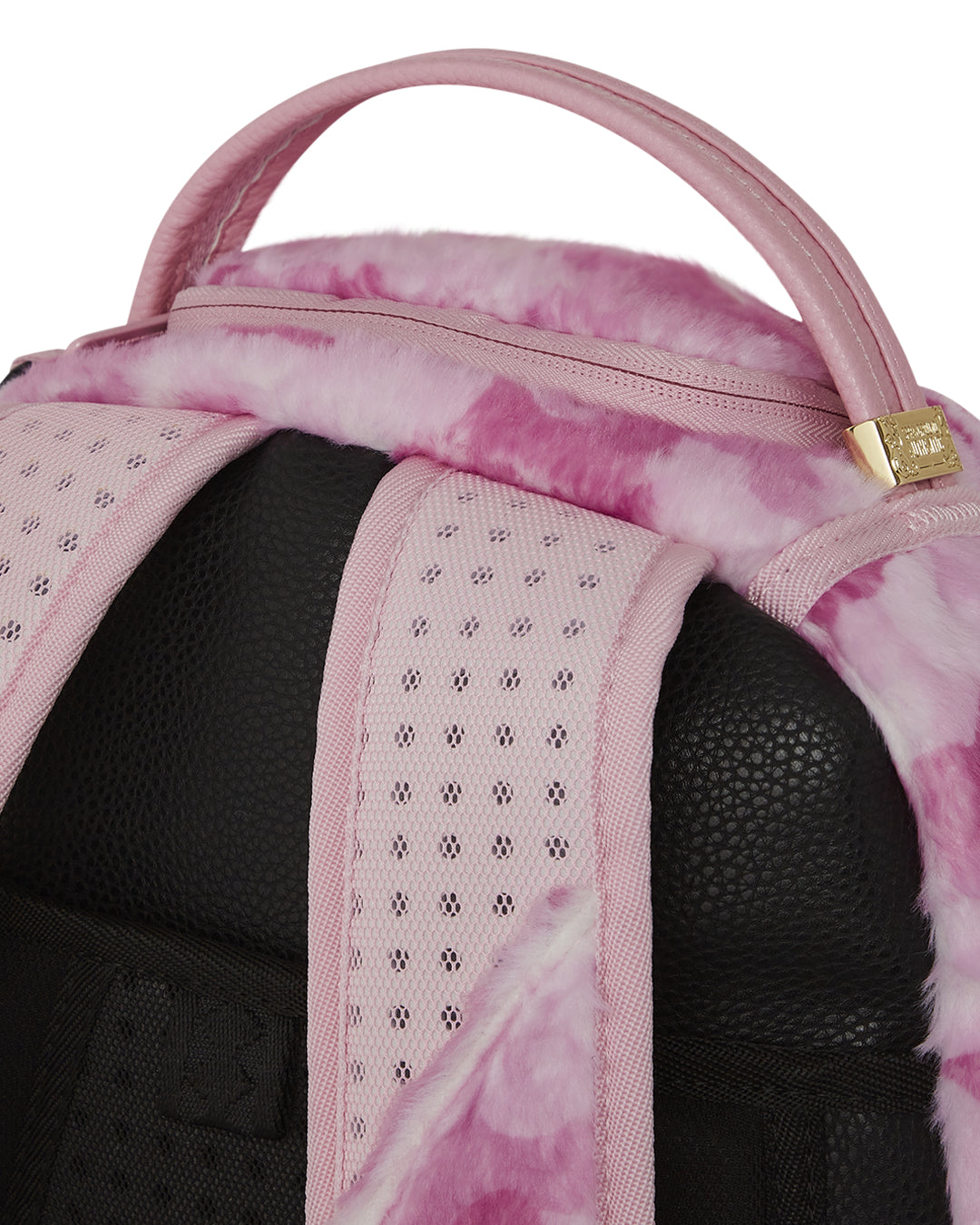 Pink Fur Camo Backpack