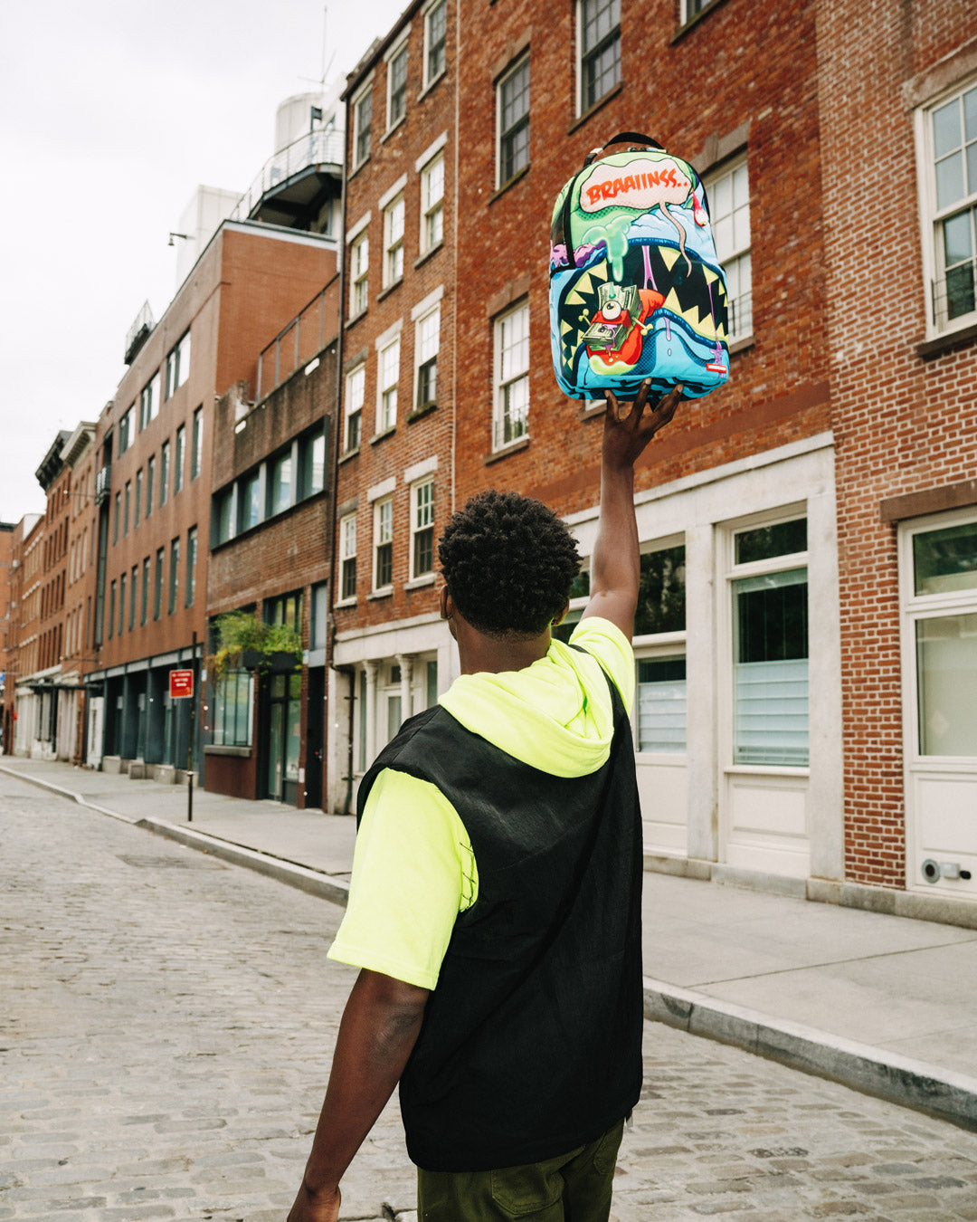 Blue Zombie Shark Backpack