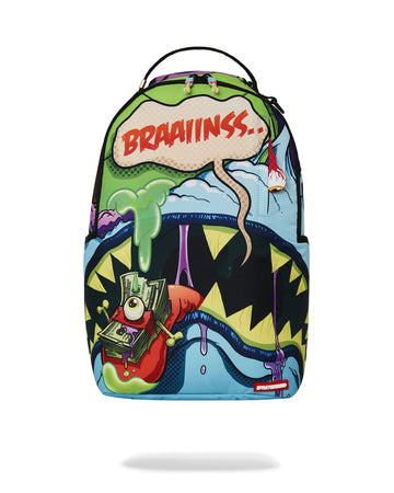 Blue Zombie Shark Backpack