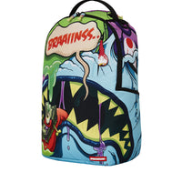 Blue Zombie Shark Backpack