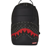 Black Puffer Grey Check Backpack