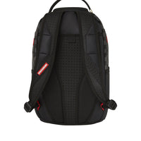 Black Puffer Grey Check Backpack