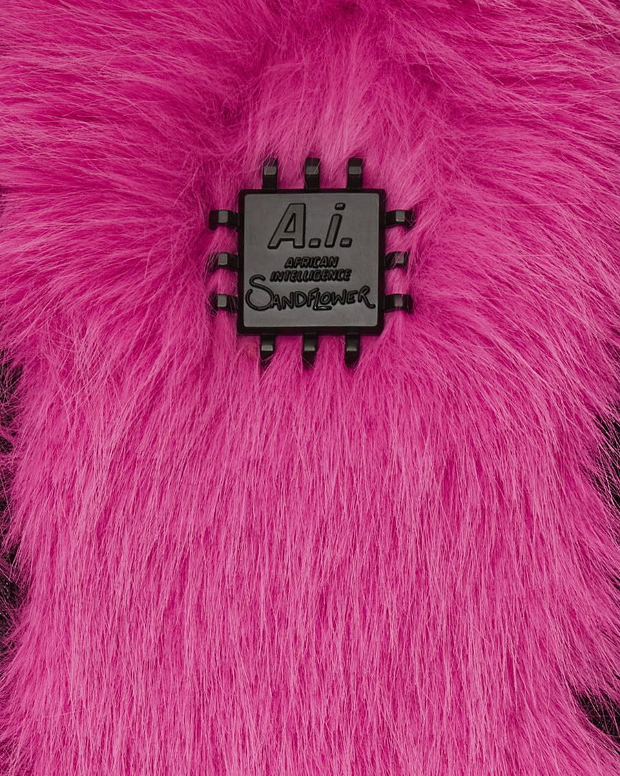 A.i. Pink Fur Backpack