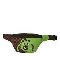 Green Bear Face Savvy Crossbody