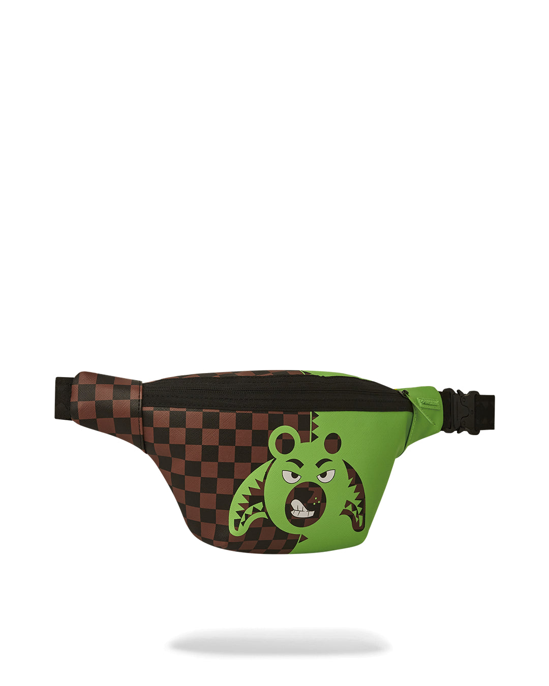 Green Bear Face Savvy Crossbody