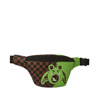 Green Bear Face Savvy Crossbody