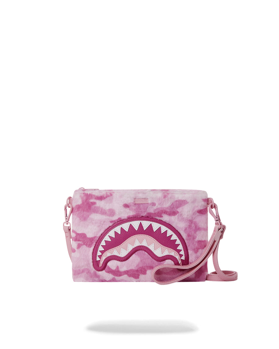 Pink Fur Camo Pouchette