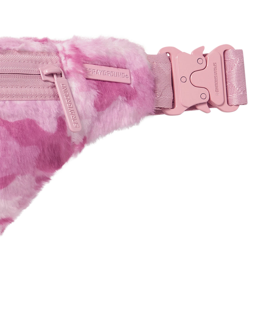 Pink Fur Camo Savvy Crossbody