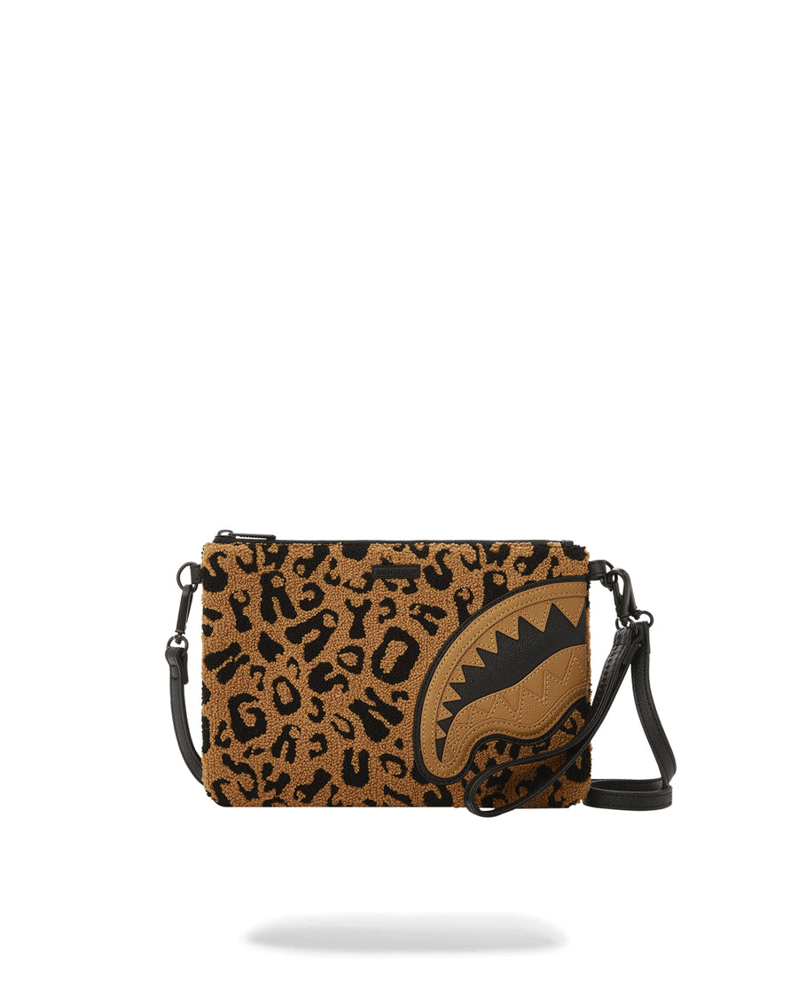 Chenille Cheetah Pouchette