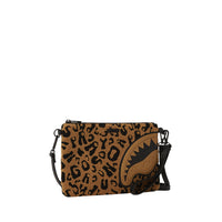 Chenille Cheetah Pouchette