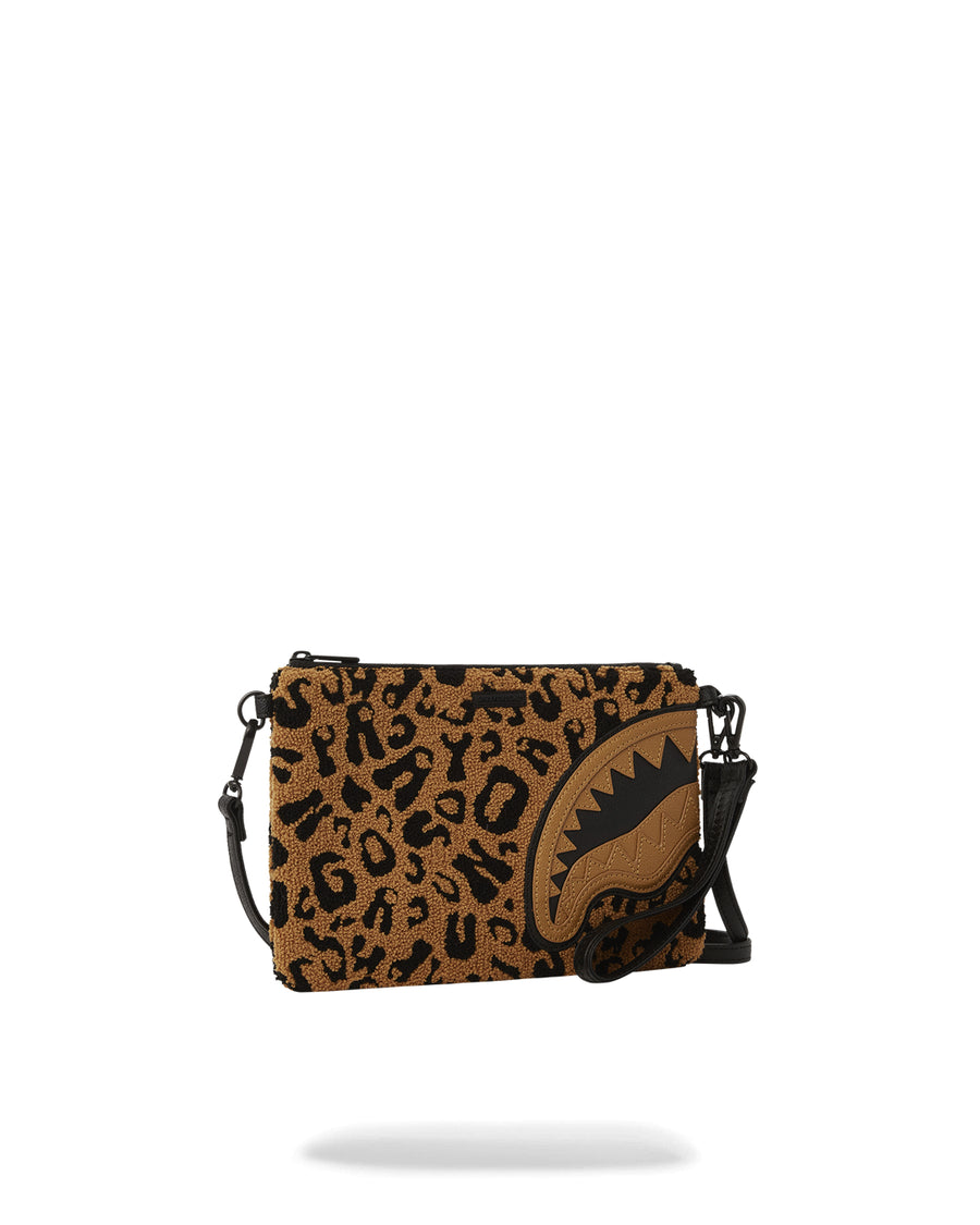 Chenille Cheetah Pouchette