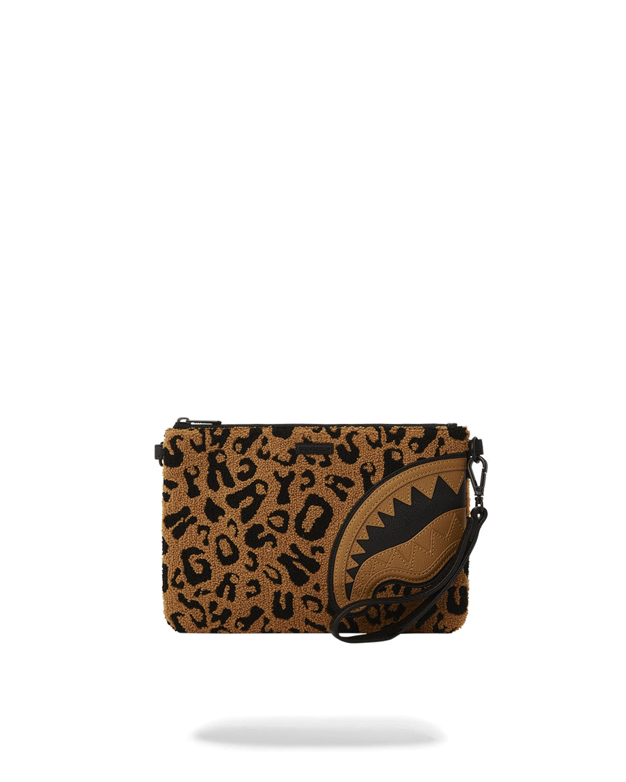 Chenille Cheetah Pouchette