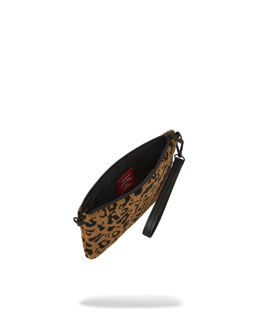 Chenille Cheetah Pouchette