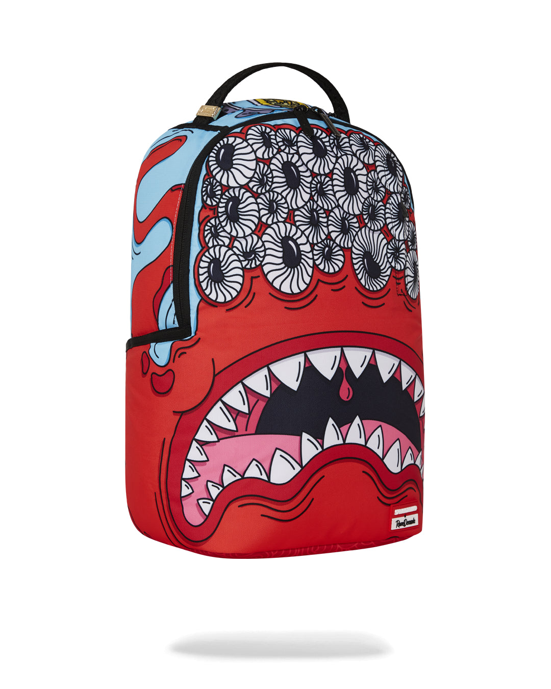 Jorge Rodriguez Many Eyed Red Monster Backpack