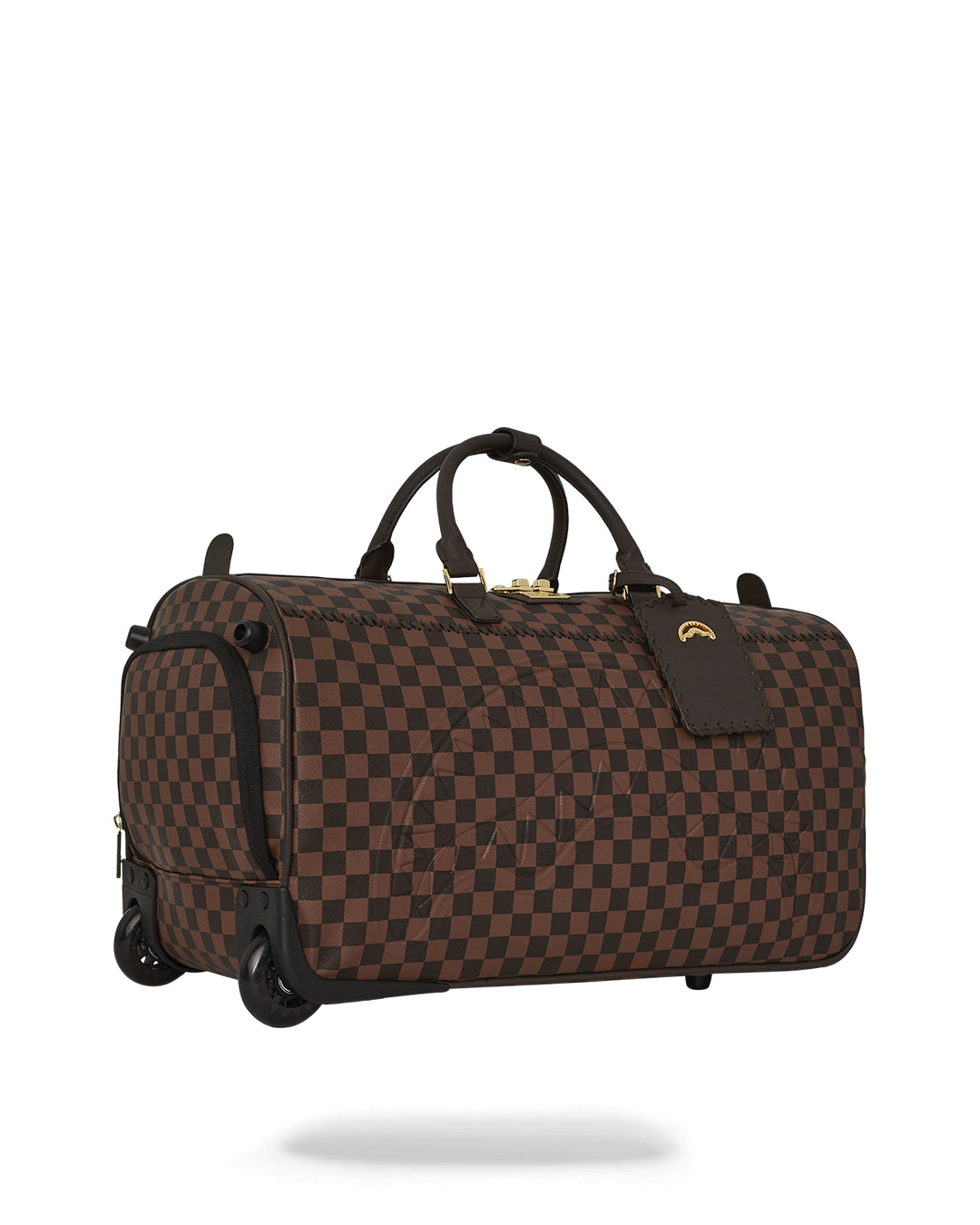 Sac De Voyage Sprayground 910D7616NSZ Hennyville Duffle | Marron, Similicuir PVC | Bandoulière Amovible | Poche à Chaussures