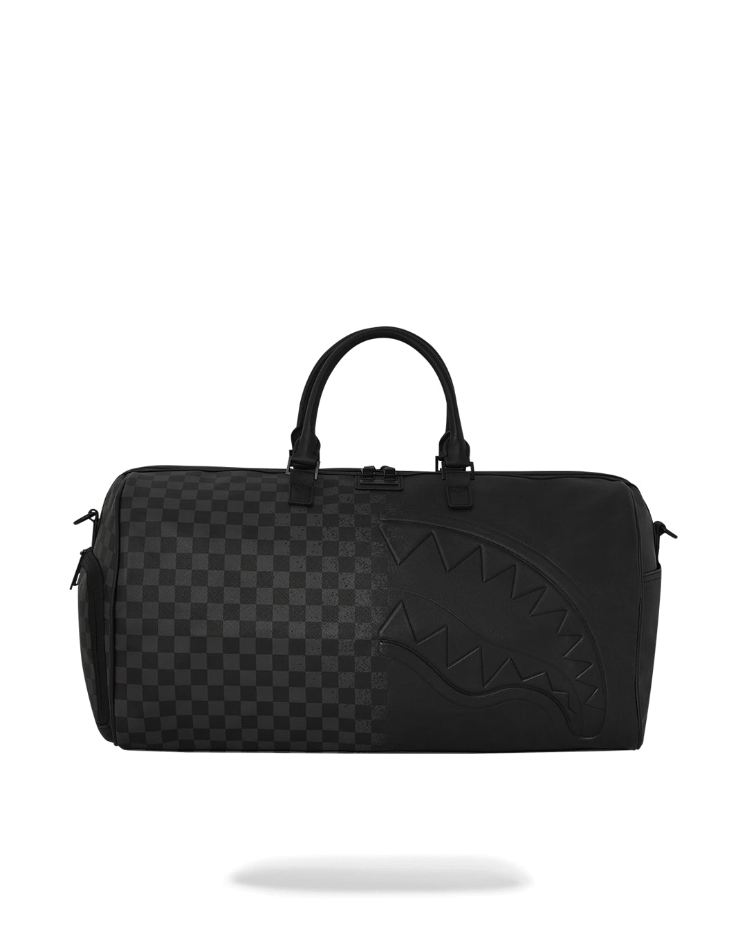 Half Spritz Black/grey Check Duffle