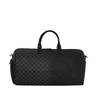 Half Spritz Black/grey Check Duffle