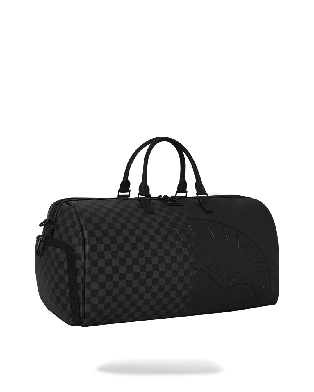 Half Spritz Black/grey Check Duffle