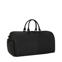 Half Spritz Black/grey Check Duffle