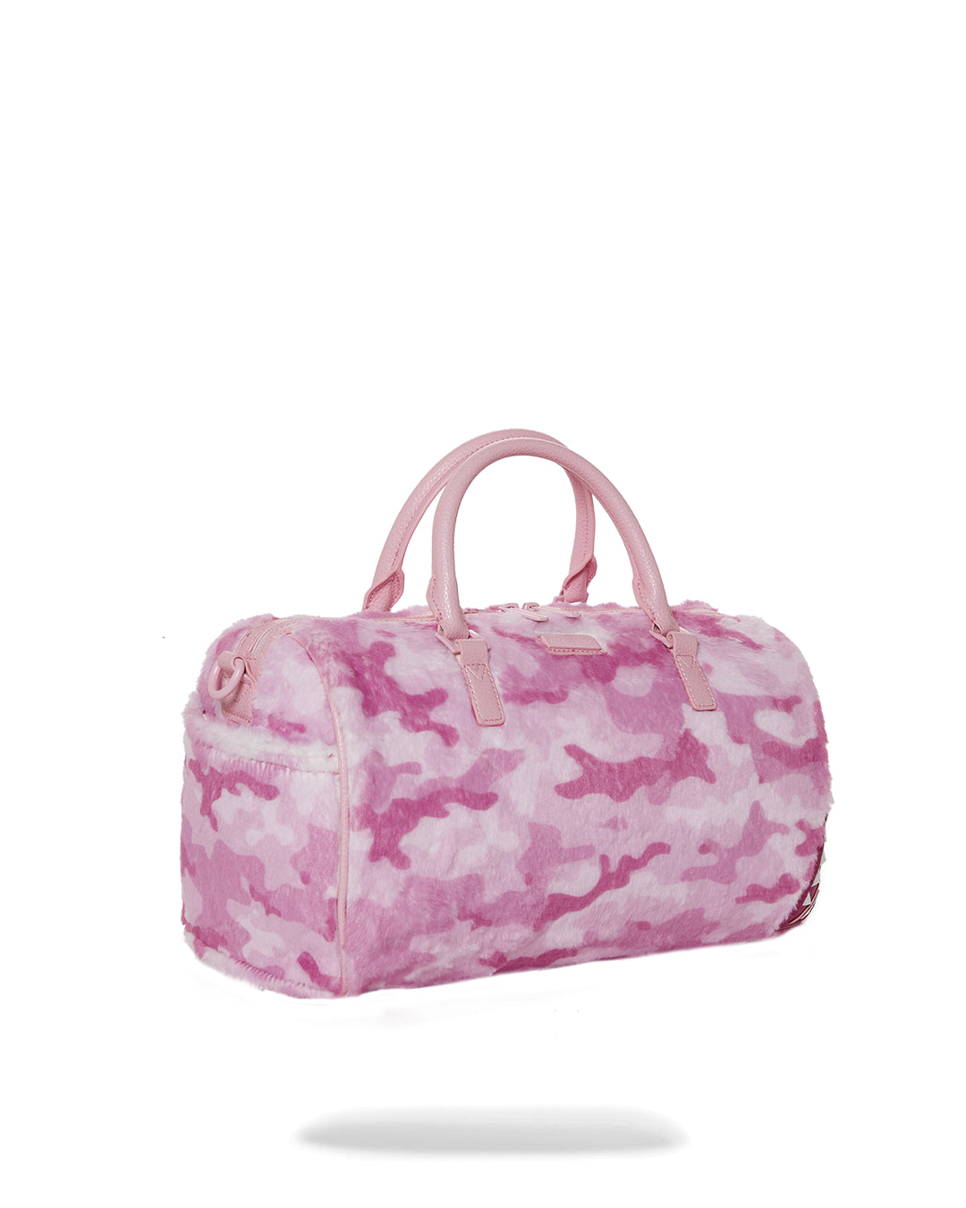 Pink Fur Camo Duffle