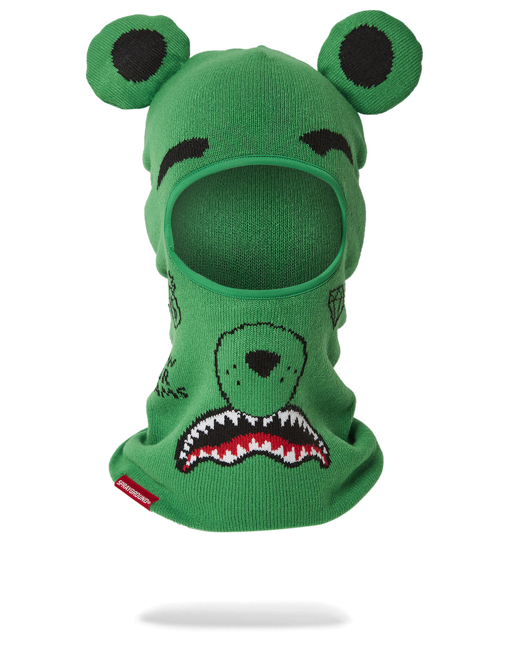 Green Money Bear Ski Mask