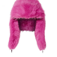 A.i. Pink Fur Trapper Hat