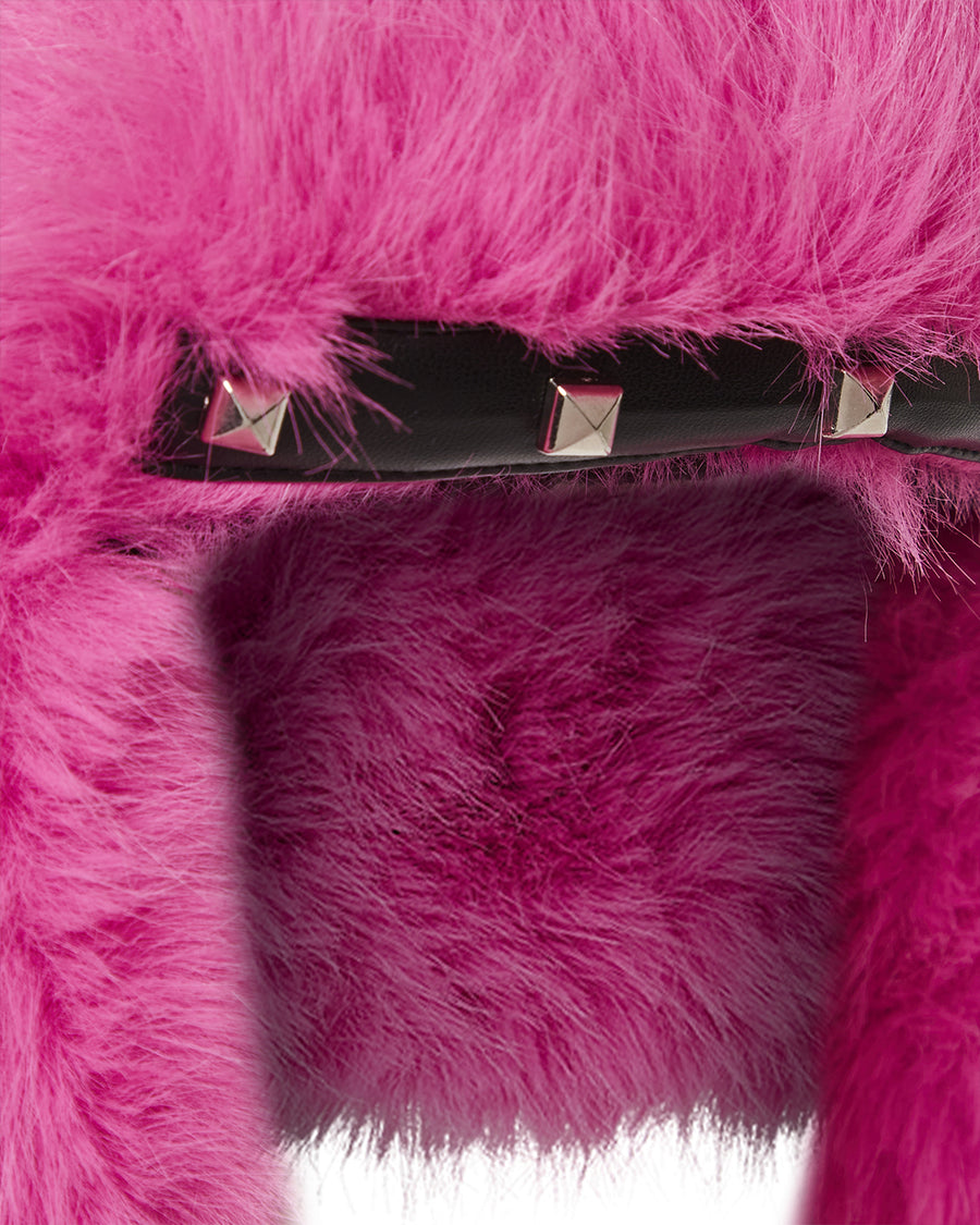 A.i. Pink Fur Trapper Hat