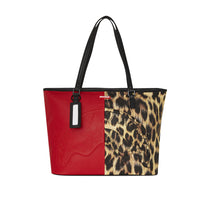 Split Cheetah Tote