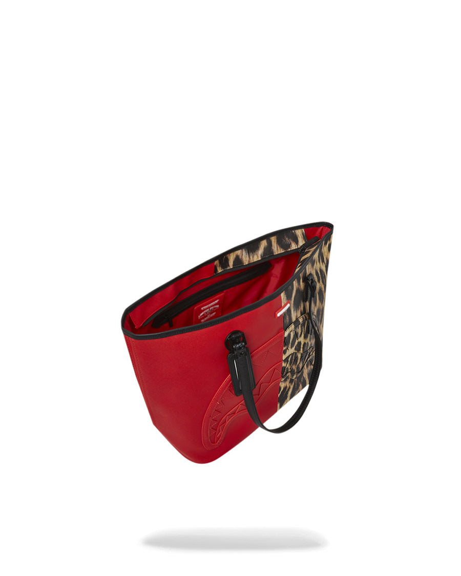 Split Cheetah Tote