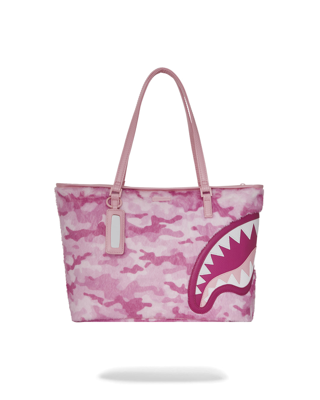 Pink Fur Camo Tote