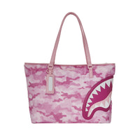 Pink Fur Camo Tote