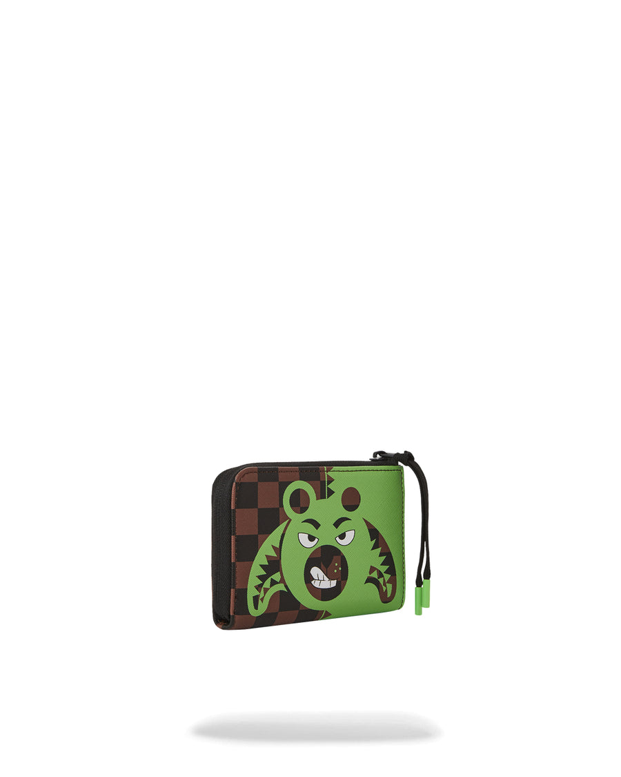 Green Bear Face Wallet