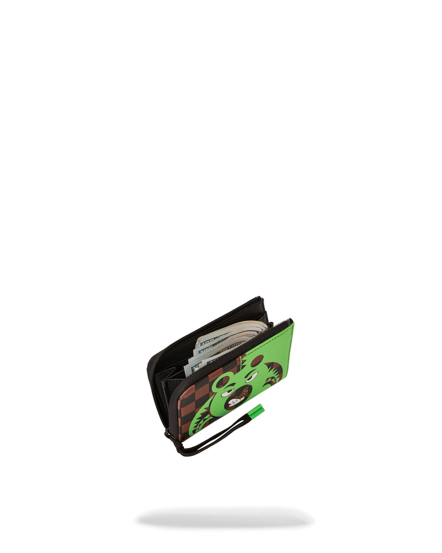 Green Bear Face Wallet