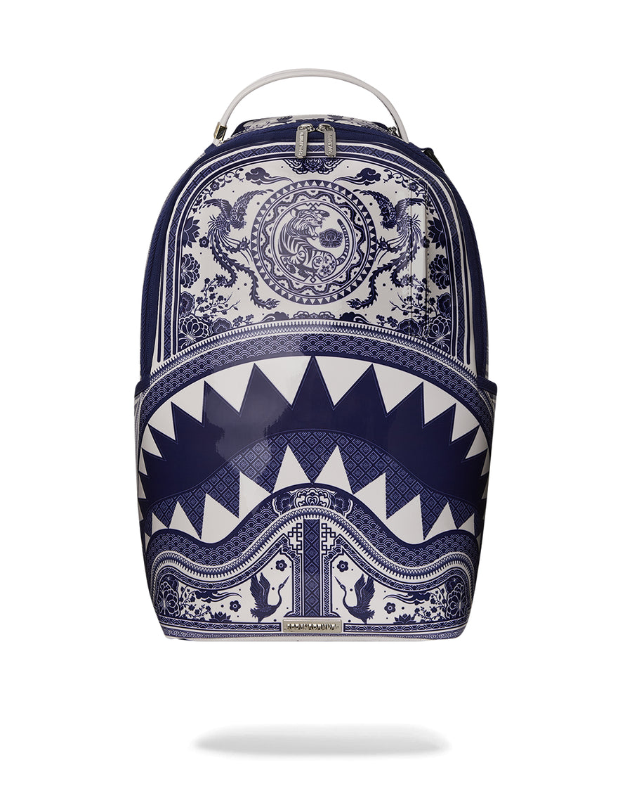 1 OFF BAGS BACKPACK BLUE WHITE