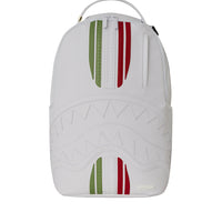 ITALY RACING STRIPES BACKPACK WHITE