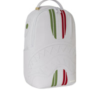 ITALY RACING STRIPES BACKPACK WHITE