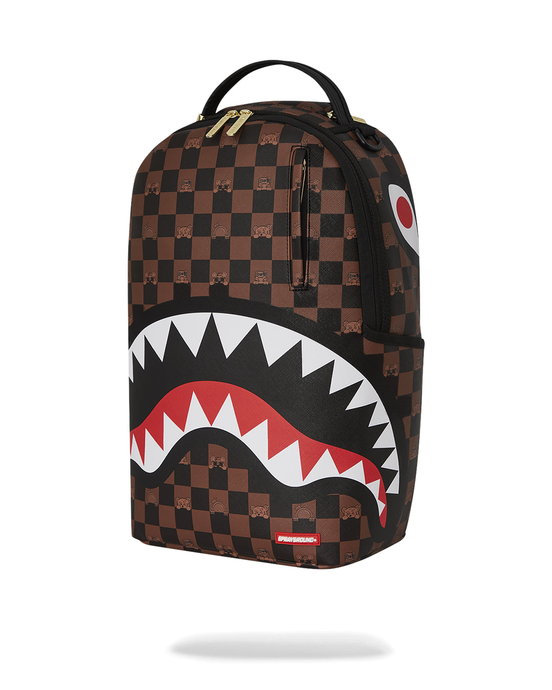 PEEKING CHARACTER CHECK BACKPACK