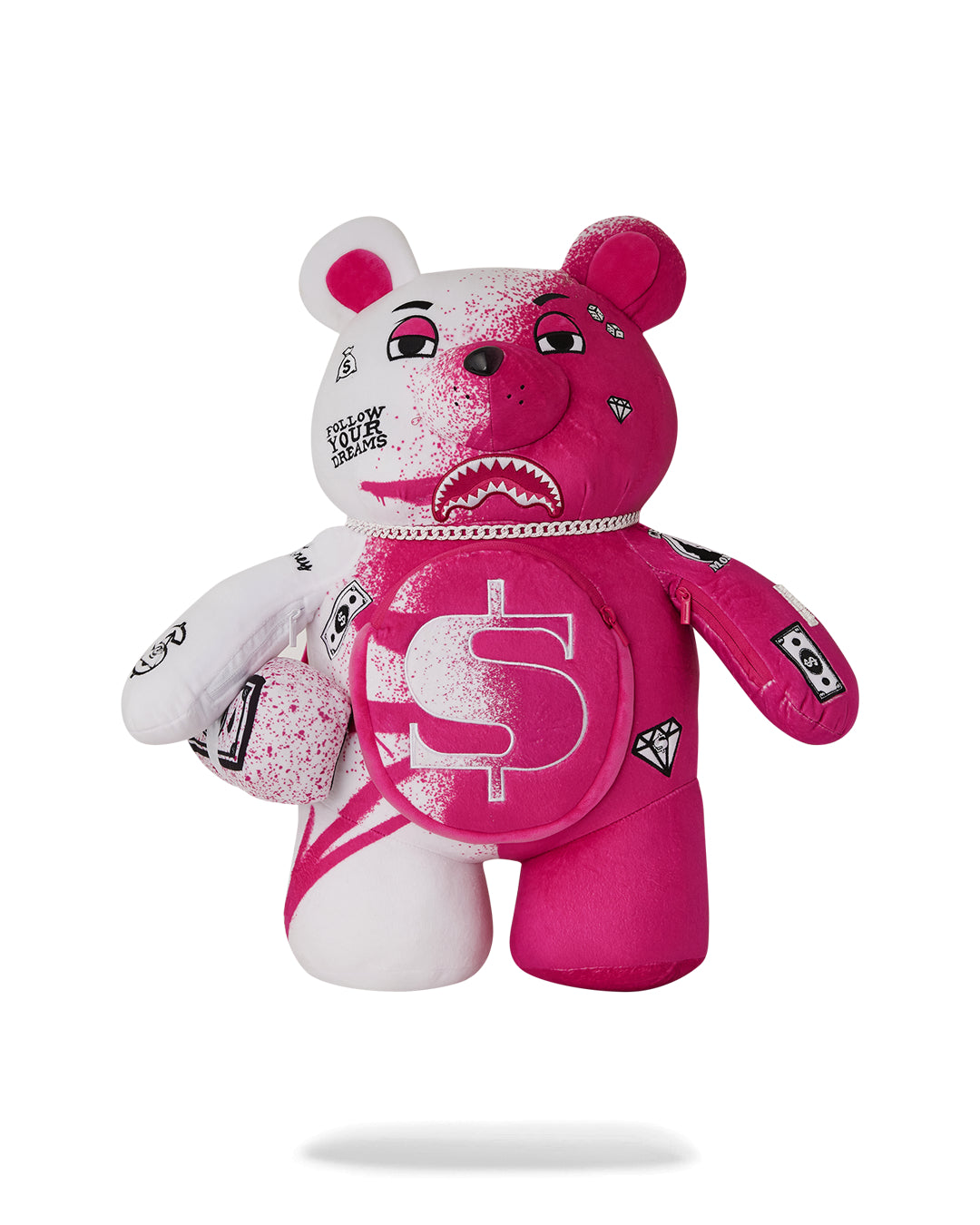 PINK VANDAL TEDDY BEAR