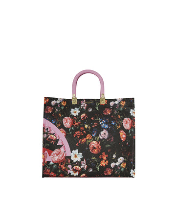 PINK FLOWERS TOTE