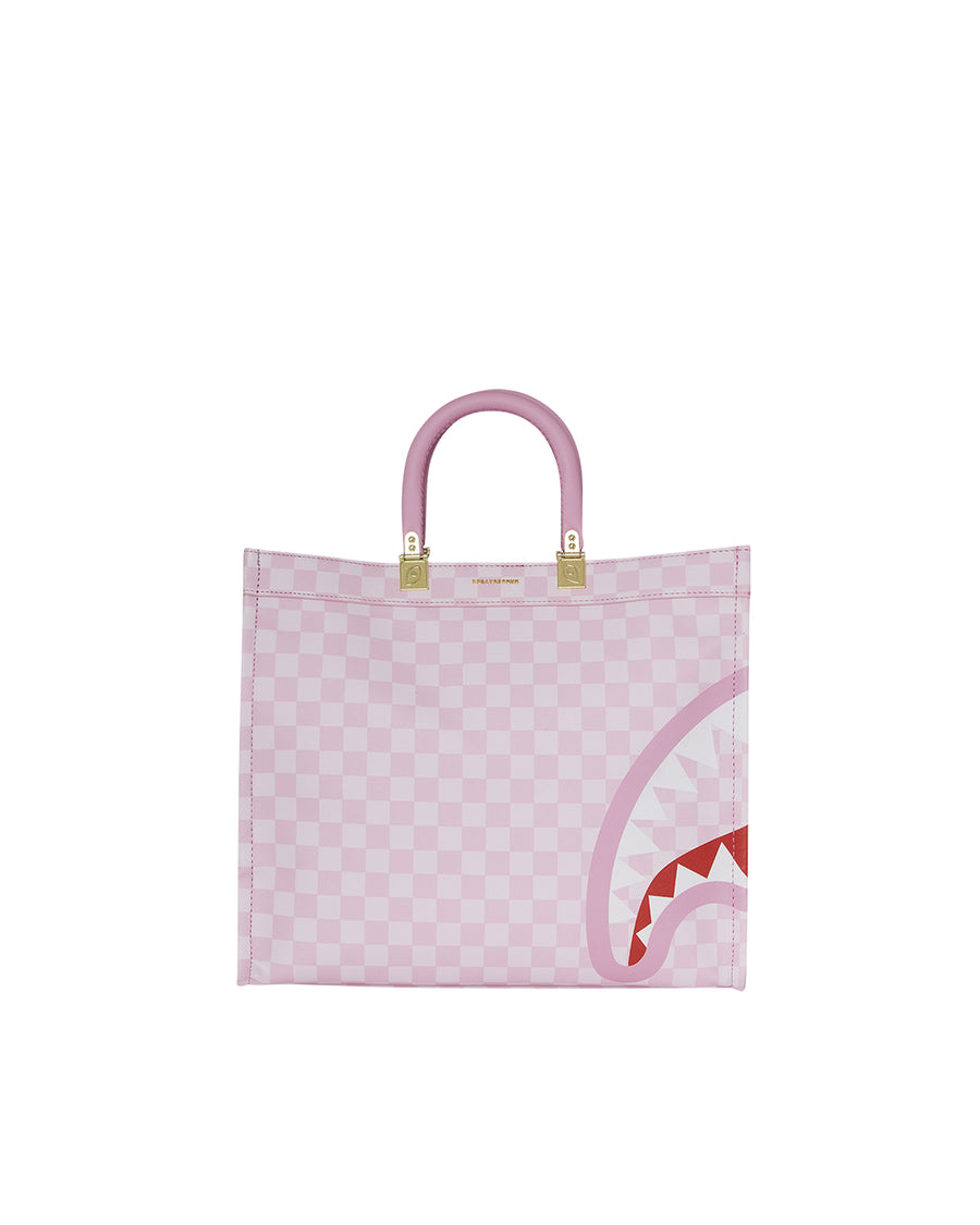 PINK FLOWERS TOTE