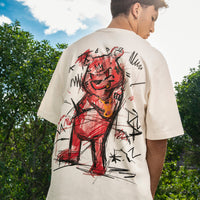 DIABLO BEAR DOODLE OVER T-SHIRT