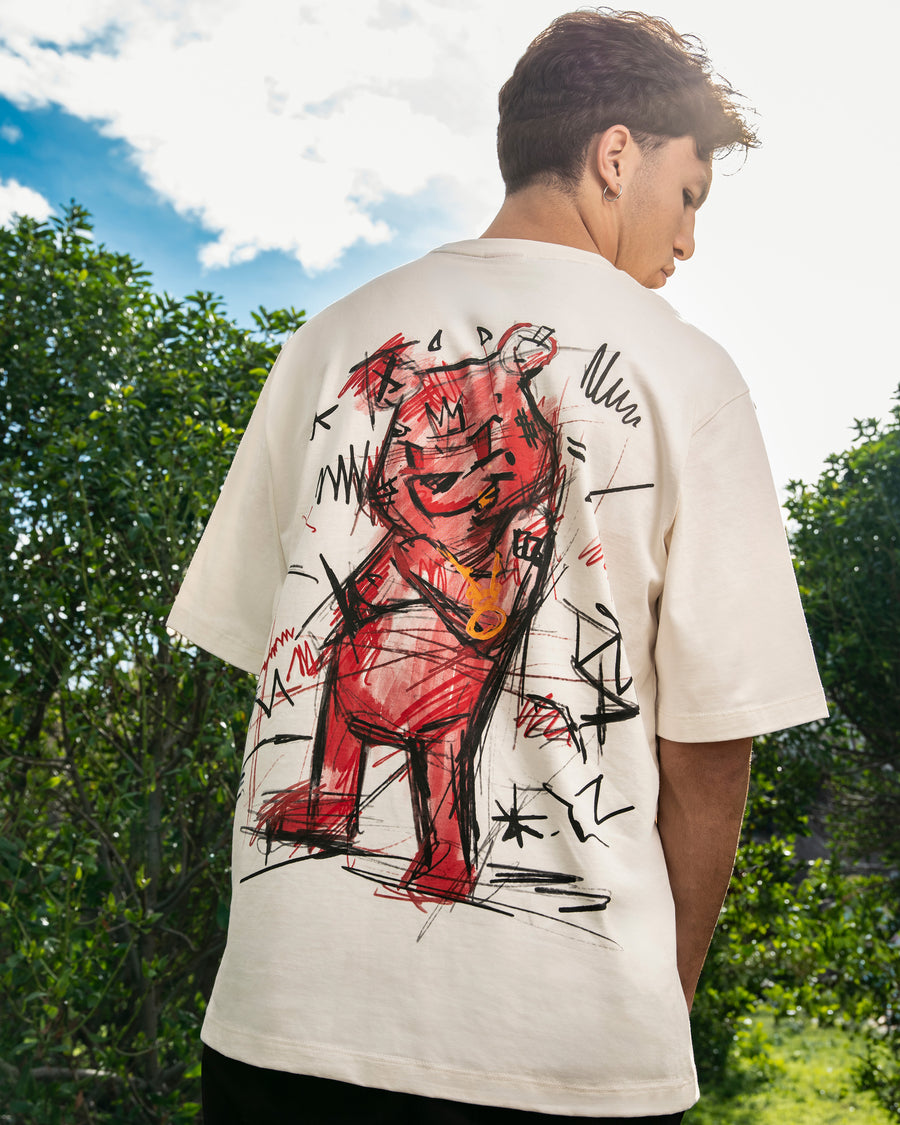 DIABLO BEAR DOODLE OVER T-SHIRT