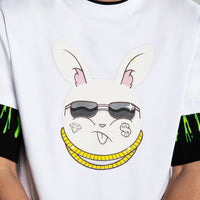 SPLATTER BUNNY DOUBLE T-SHIRT