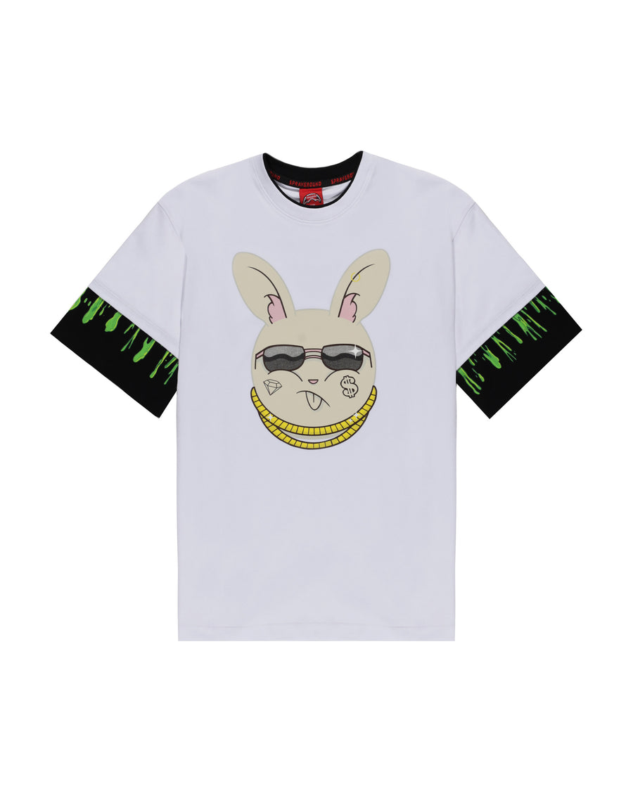 SPLATTER BUNNY DOUBLE T-SHIRT