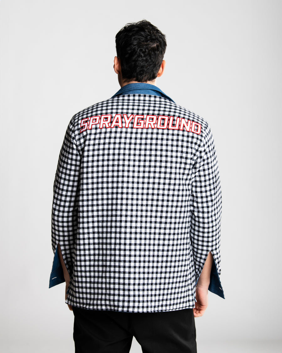 CHECK DENIM DOUBLE SHIRT