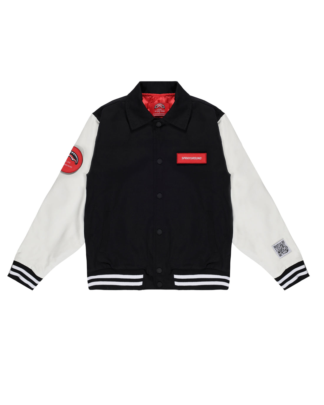 DETACH AND STICK IT VARSITY JACKET